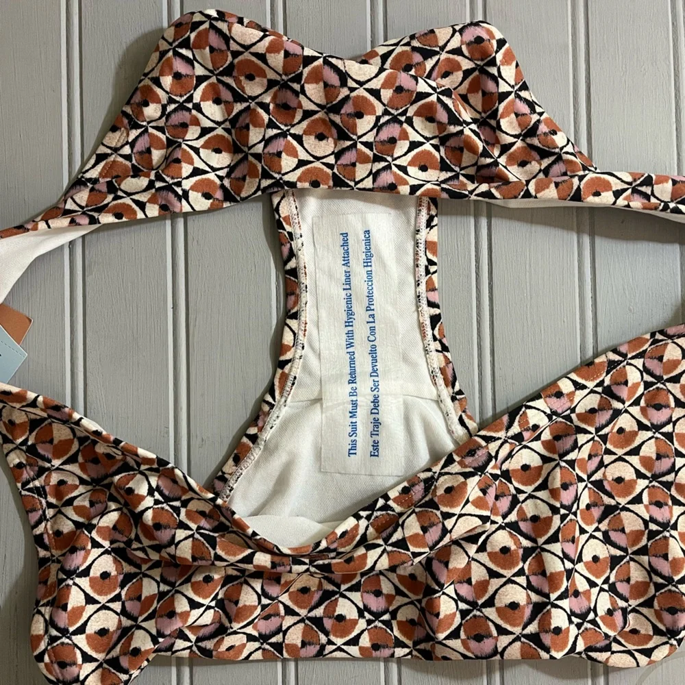 Shade & Shore Geo Print Low Rise High Leg Bikini Bottoms Women XL Multicolor NWT - Picture 12 of 12